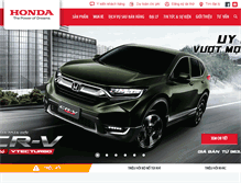 Tablet Screenshot of hondaoto.com.vn